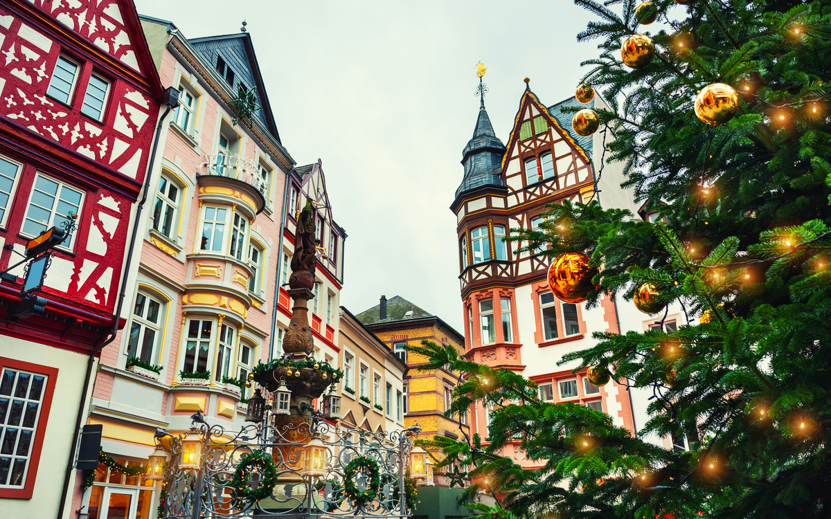 Weihnachtsmarkt in Bernkastel-Kues, Deutschland