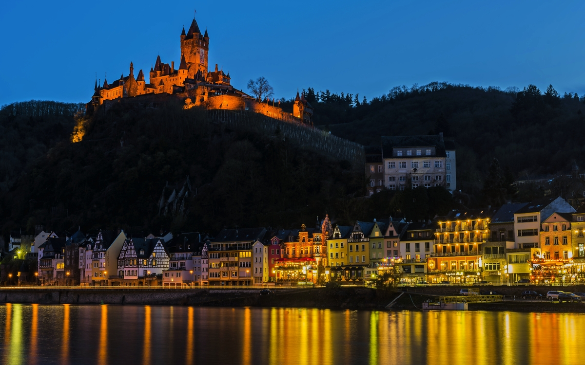 Cochem in Rheinland-Pfalz, Deutschland