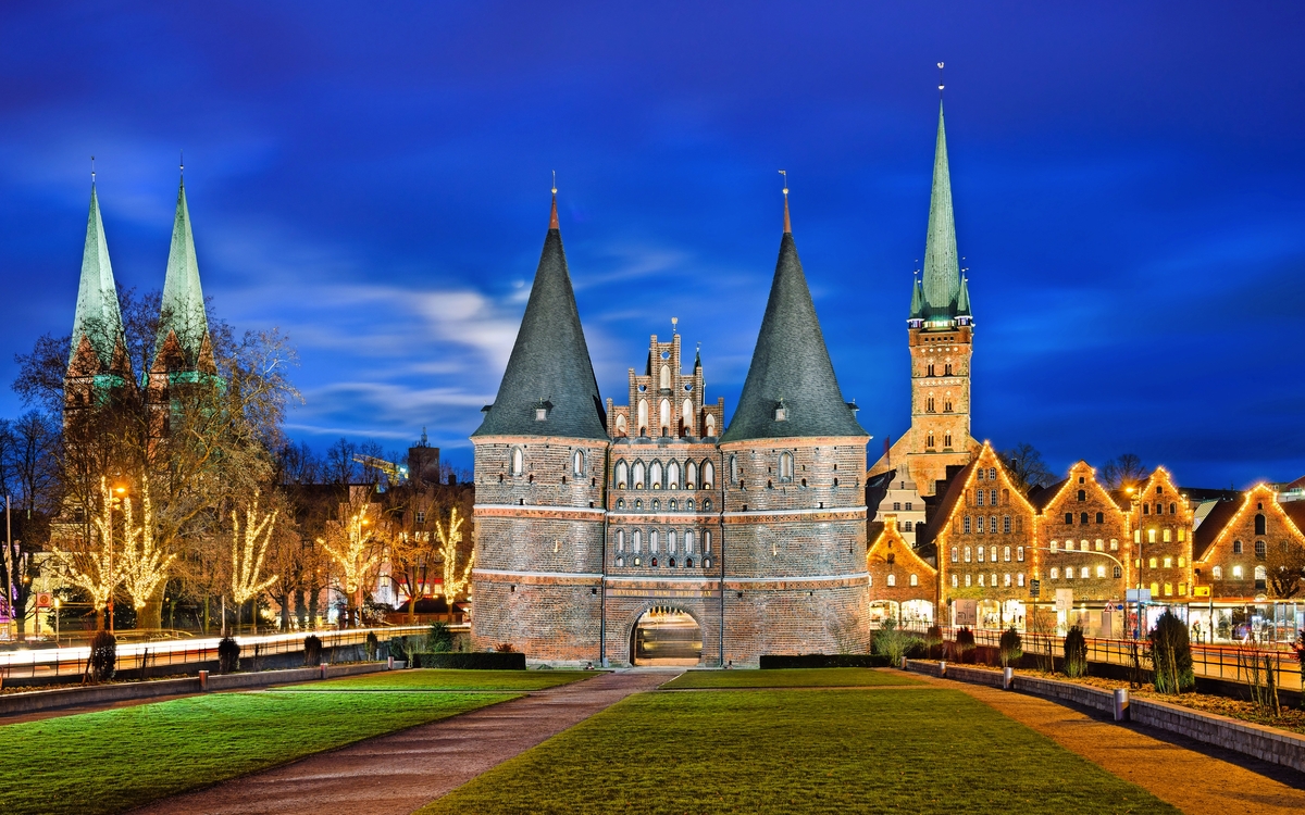 Holstentor in Lübeck, Deutschland