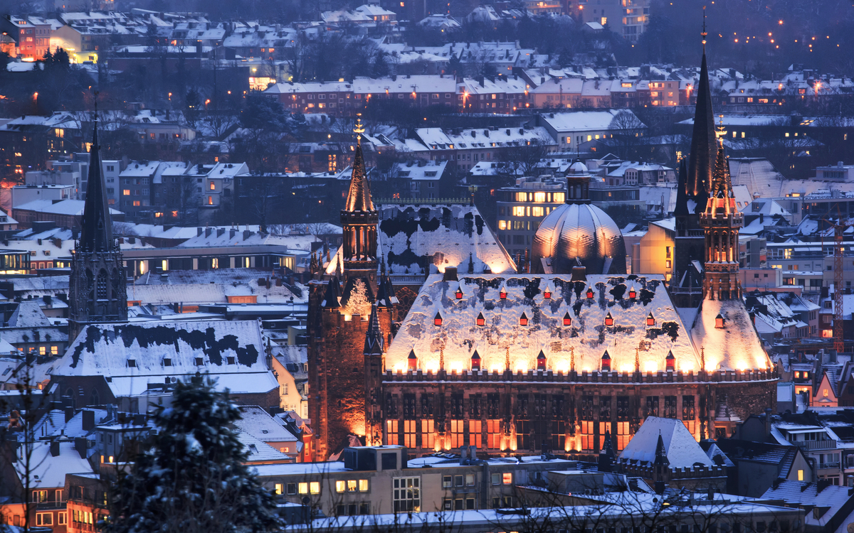 Aachen im Winter