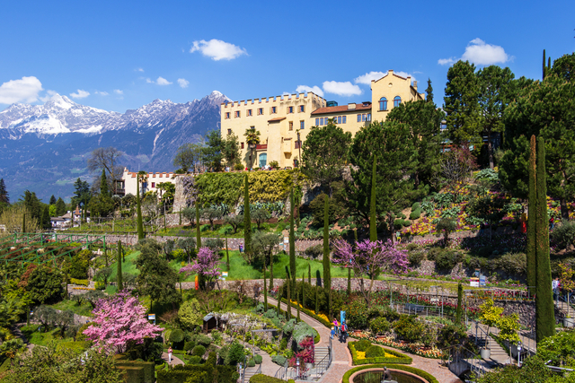 Schloss Trauttmansdorff in Meran, Italien