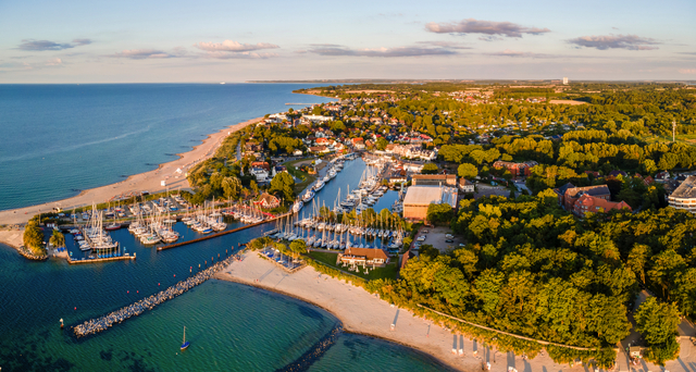 Timmendorfer Strand in Schleswig-Holstein, Deutschland