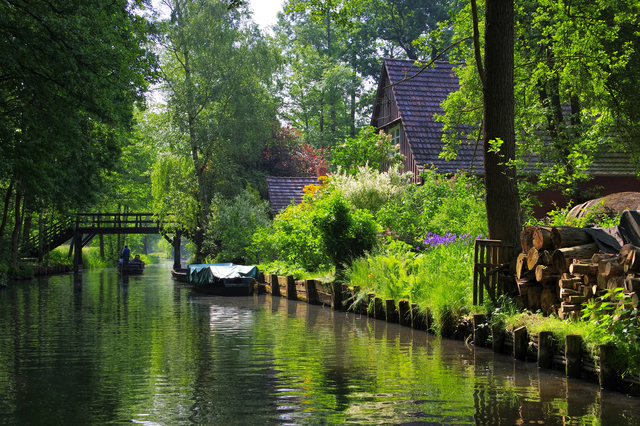 Kahnfahrt im Spreewald, Deutschland