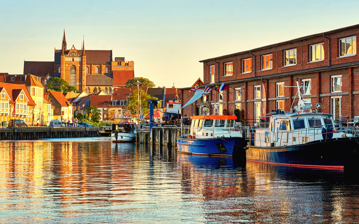 Wismar in Mecklenburg-Vorpommern, Deutschland