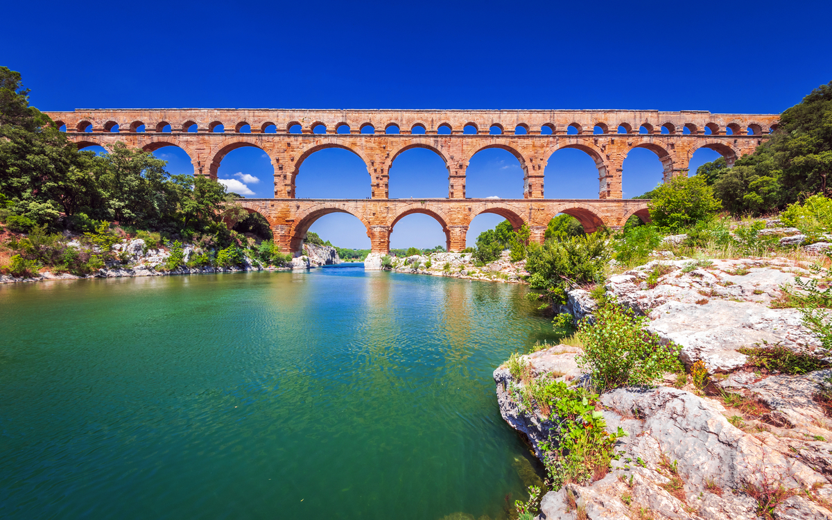 Pont du Gard in der Provence 