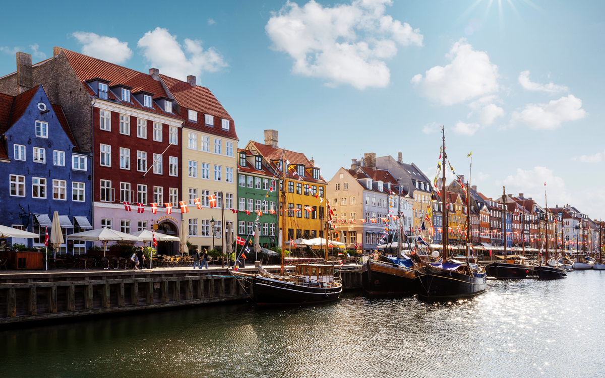 Nyhavn im Zentrum von Kopenhagen