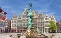 Traditionelle flämischer Architektur in Antwerpen