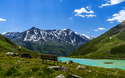 Rifflsee in den Pitztaler Alpen, Österreich