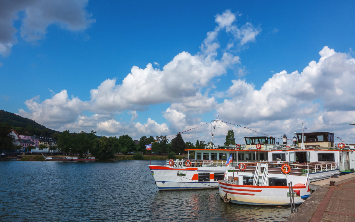 Schöne Schifffahrt auf der Weser