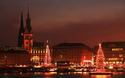 weihnachtliches Hamburg, Deutschland