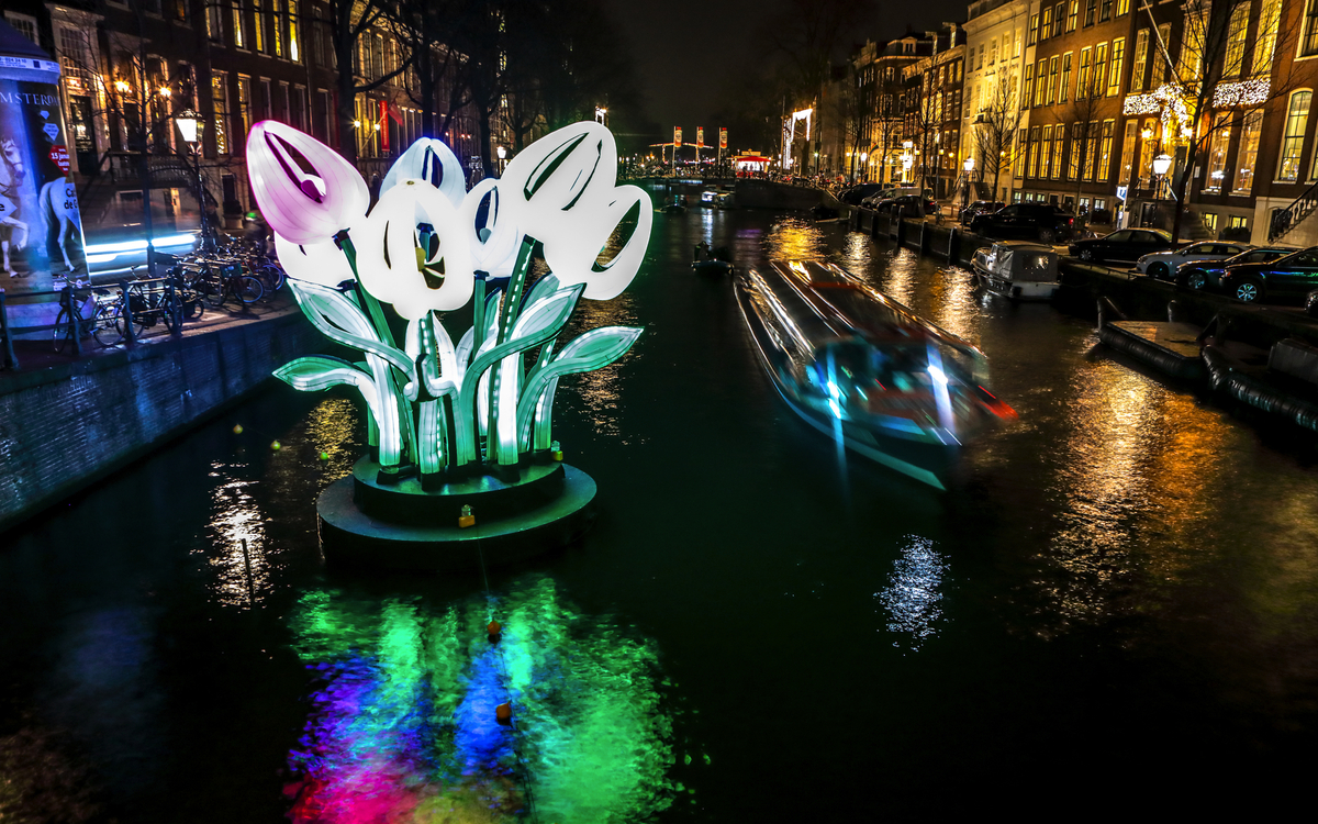 Lichtfestival in Amsterdam