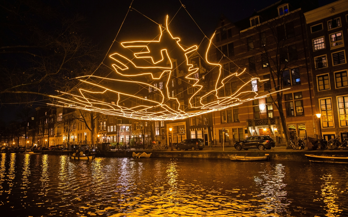 Lichtfestival in Amsterdam