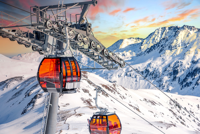 Skigebiet im Zillertal