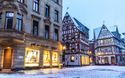 winterliche Altstadt von Mainz