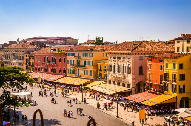 Marktplatz in Verona