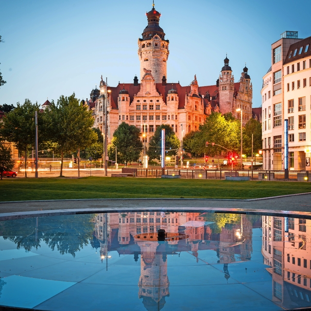 Neues Rathaus in Leipzig