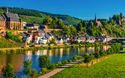 Saarburg in Rheinland-Pfalz, Deutschland