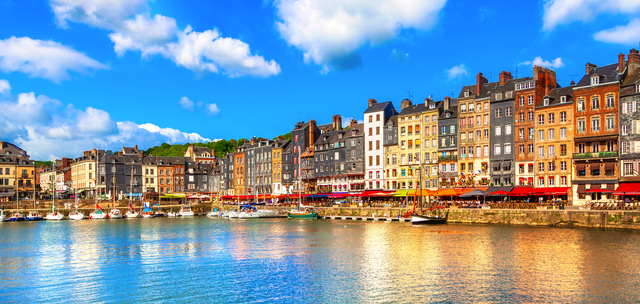 Hafen von Honfleur in der Normandie
