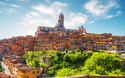 Siena, mittelalterliche Stadt in der Toskana